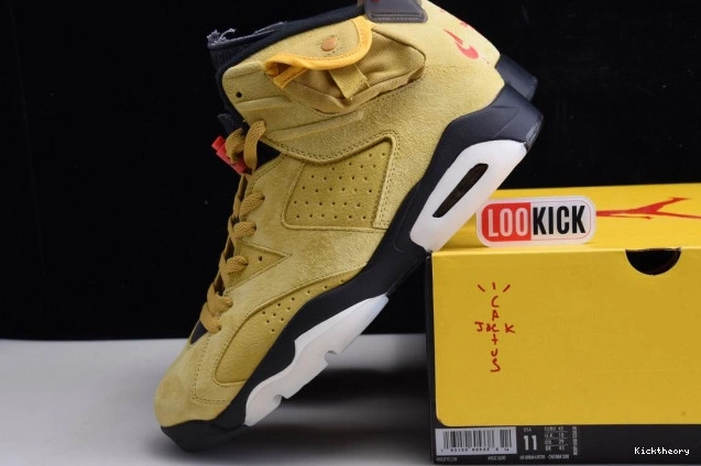 Kick Theory 6 TRAVIS YELLOW X SCOTT JORDAN CN1084-300 AIR 0730